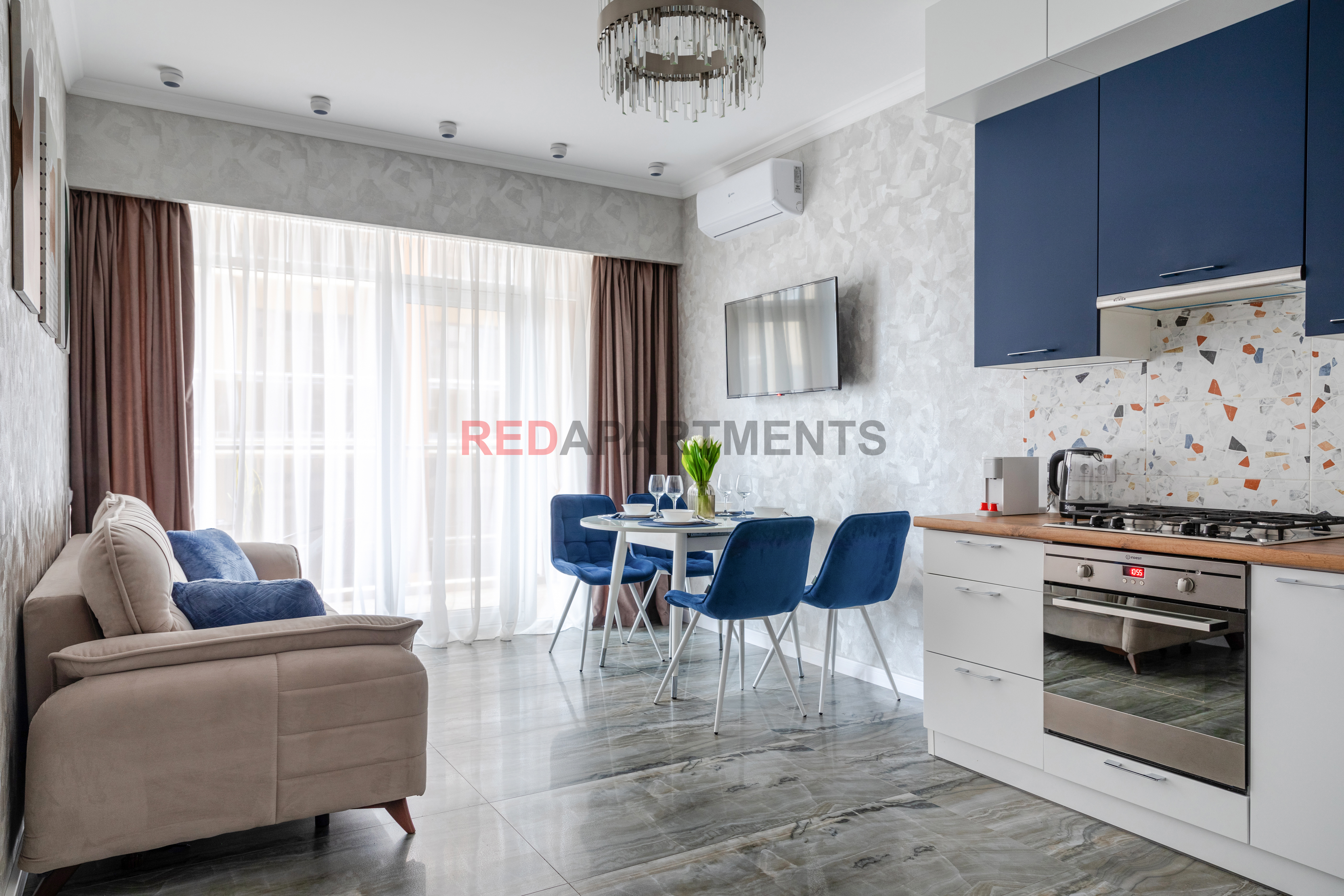 Сочи: Апартаменты Апартаменты на Гагринская, 3/8 (Кассандра), 75м²