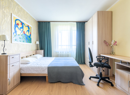 Sutki Rent студия с видом на Охту